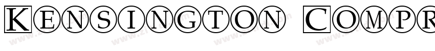 Kensington Compresse字体转换